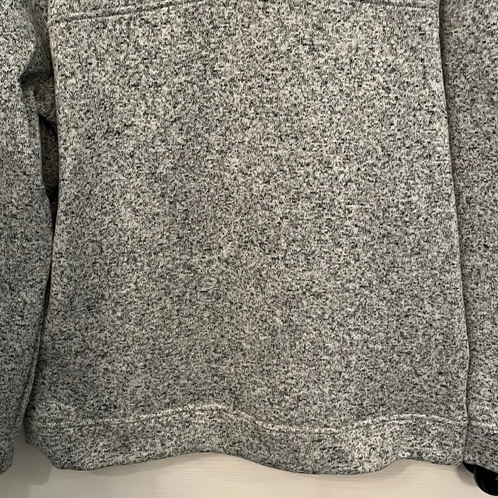 Eddie Bauer Men’s Gray Radiator Fleece Snap Mock‎ Pullover Size Extra Large